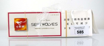 Lot 585 - 3 Cartons of 10 packs of 20 Septwolves...