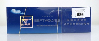 Lot 586 - 4 Cartons of 10 packs of 20 Septwolves...