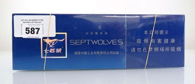 Lot 587 - 4 Cartons of 10 packs of 20 Septwolves...