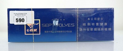 Lot 590 - 4 Cartons of 10 packs of 20 Septwolves...