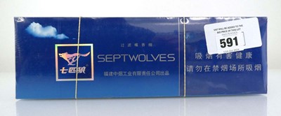 Lot 591 - 4 Cartons of 10 packs of 20 Septwolves...