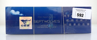 Lot 592 - 4 Cartons of 10 packs of 20 Septwolves...