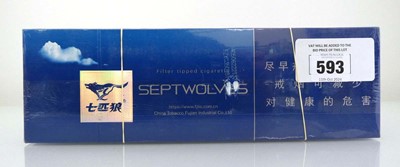 Lot 593 - 4 Cartons of 10 packs of 20 Septwolves...