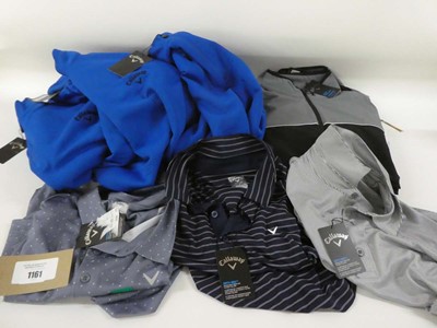 Lot 1161 - Approx. 10 Callaway t shirts, jackets & jumpers.