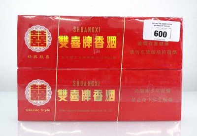 Lot 600 - 2 Cartons of 10 packs of 20 Shuangxi Classic...