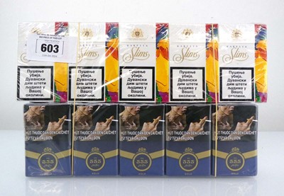 Lot 603 - 2 Cartons of 10 packs of 20 cigarettes, 1x...