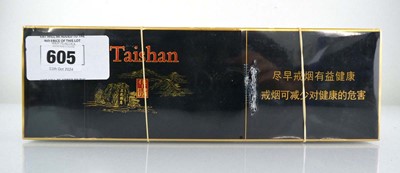 Lot 605 - 2 Cartons of 10 packs of 20 Taishan cigarettes...