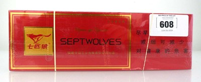 Lot 608 - 4 Cartons of 10 packs of 20 Septwolves...