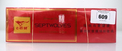 Lot 609 - 4 Cartons of 10 packs of 20 Septwolves...