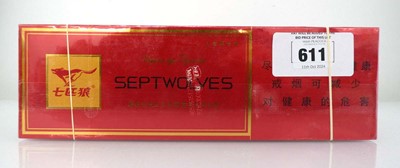 Lot 611 - 4 Cartons of 10 packs of 20 Septwolves...