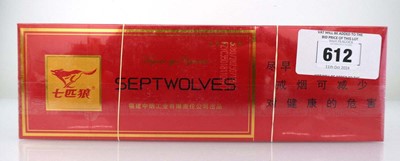 Lot 612 - 4 Cartons of 10 packs of 20 Septwolves...