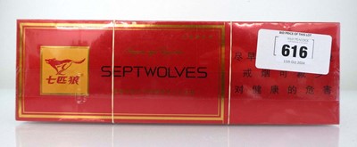 Lot 616 - 4 Cartons of 10 packs of 20 Septwolves...