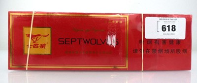 Lot 618 - 4 Cartons of 10 packs of 20 Septwolves...