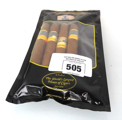 Lot 505 - 4x Cohiba Cuban Cigars Length: 5 1/2" Ring...