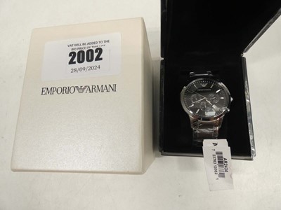 Lot 2002 - Emporio Armani AR2434 wristwatch with box