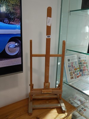 Lot 1004 - Wooden artist easel