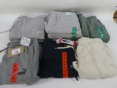 Lot 1309 - Approx. 10 pairs of joggers to include Nike,...