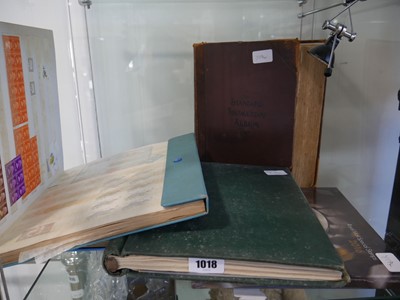 Lot 1018 - 4 stamp albums containing various stamps...