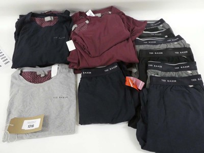 Lot 1316 - Approx. 20 items of Ted Baker loungewear...