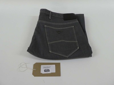 Lot 1325 - Emporio Armani jeans in grey size W36 L32