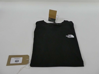 Lot 1327 - The North Face t-shirt in black size large