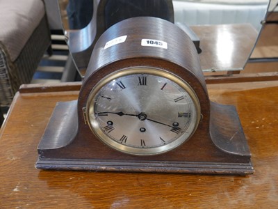 Lot 1045 - Napoleon style mantle clock together with key