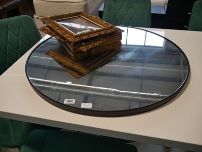 Lot 1081 - Large round mirror