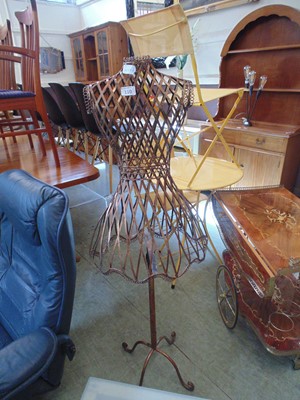 Lot 110 - A metalwork mannequin