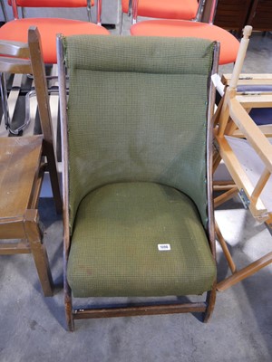 Lot 1090 - Haxyes folding theatre chair (1161F621)...