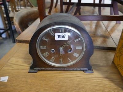 Lot 1097 - Smiths of Enfield mantle clock