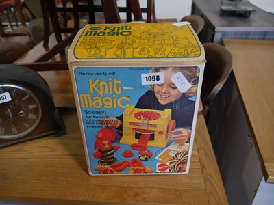 Lot 1098 - Boxed Mattel Knit Magic sewing machine toy