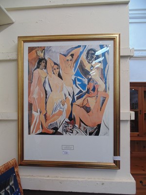 Lot 130 - A gilt framed and glazed Picasso print