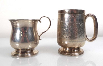 Lot 421 - A late Victorian silver Christening mug...