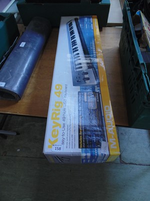 Lot 158 - A boxed M-Audio keyboard