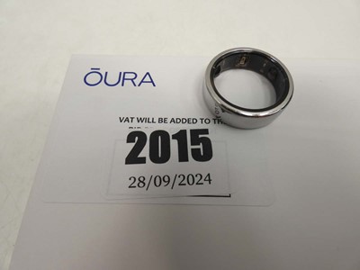 Lot 2015 - Oura Gen3 Horizon Silver sleep and activity...