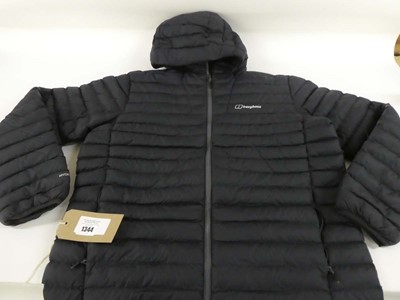 Lot 1344 - Berghaus hydroloft jacket in black size XL