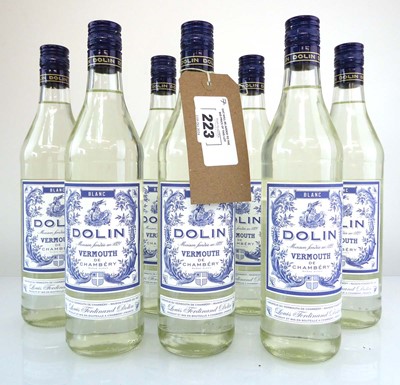 Lot 223 - 7 bottles of Dolin Blanc Vermouth de Chambery...