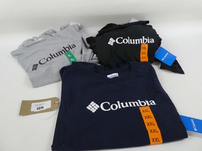 Lot 1374 - Approx. 8 Columbia t-shirts