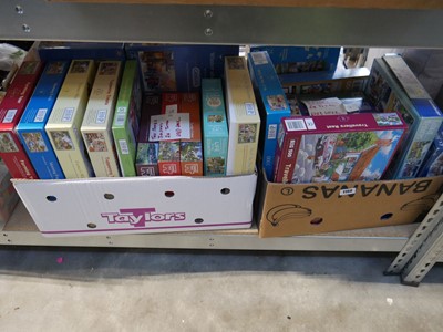 Lot 1160 - 2 boxes containing approx. 24 jigsaws (all...