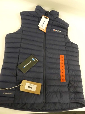 Lot 1379 - Berghaus hydroloft bodywarmer gilet in navy...