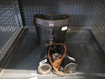 Lot 1168 - Cage containing German Military binoculars. ...