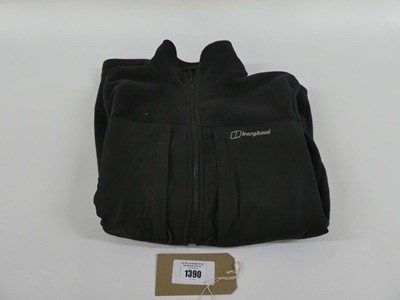 Lot 1390 - Berghaus full zip fleece jacket in black size...