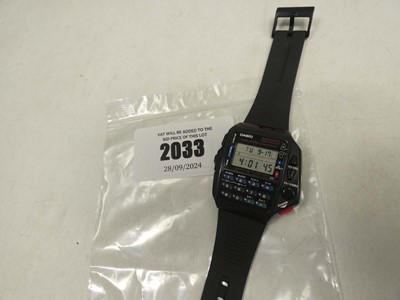 Lot 2033 - Casio 1174 TV Remote Control wristwatch