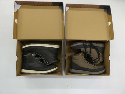 Lot 3808 - 2 boxed pairs of men's Weatherproof boots in...