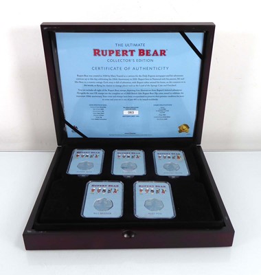 Lot 449 - A set of five Westminster Rupert Bear...