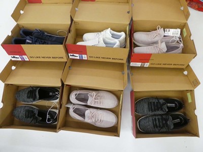 Lot 3831 - 6 boxes containing ladies Skechers Go Walk Joy...