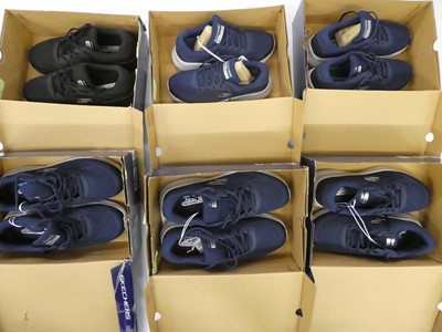 Lot 3832 - 6 boxed pairs of men's Skechers Lite trainers...