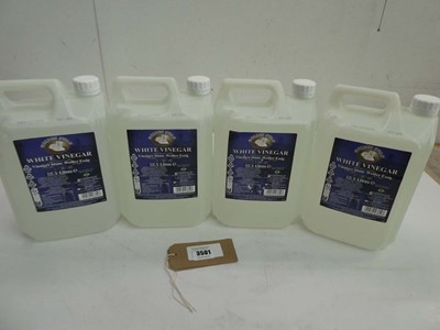 Lot 3501 - 4 x 5L Golden Swan White Vinegar