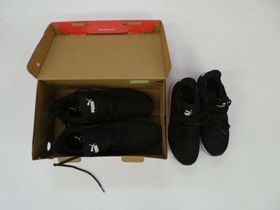 Lot 3840 - Bag containing 1 boxed pair of men's Puma...