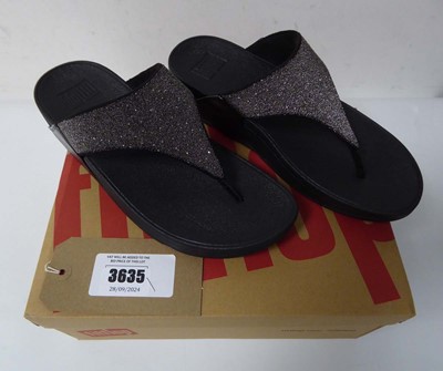 Lot 3635 - Boxed pair of ladies Fitflop Lulu Opul...